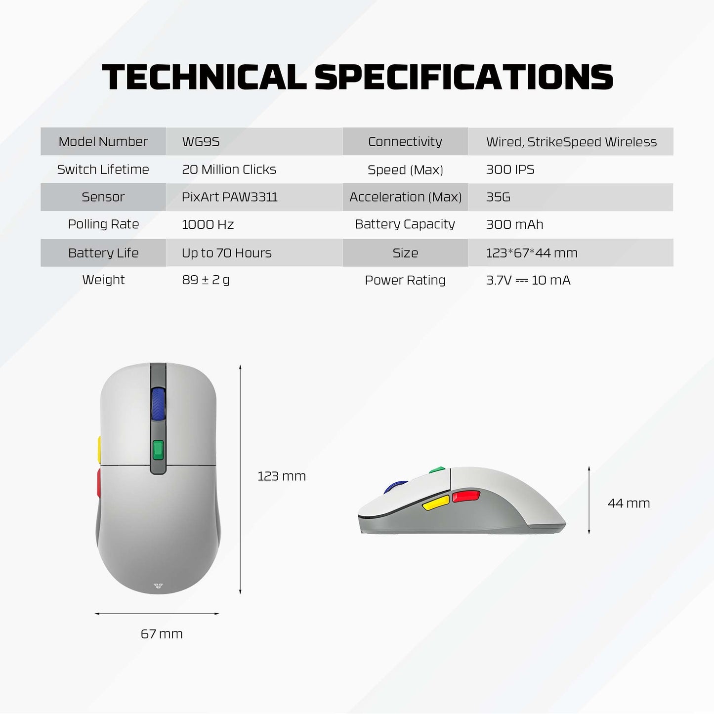 FANTECH KANATA S WG9S SUPER MAXFIT GAMING MOUSE