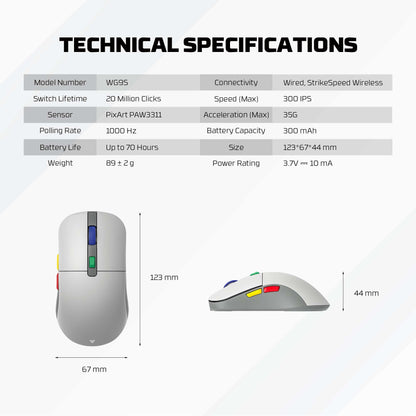 FANTECH KANATA S WG9S SUPER MAXFIT GAMING MOUSE