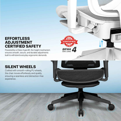 FANTECH OFFICE CHAIR CW2 KURSI KANTOR ERGONOMIS KURSI KERJA DENGAN LUMBAR SUPPORT