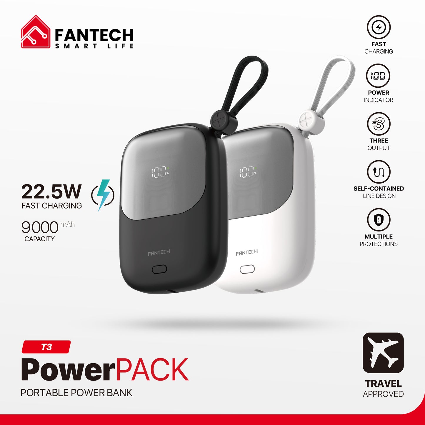 FANTECH POWER PACK T3 POWERBANK