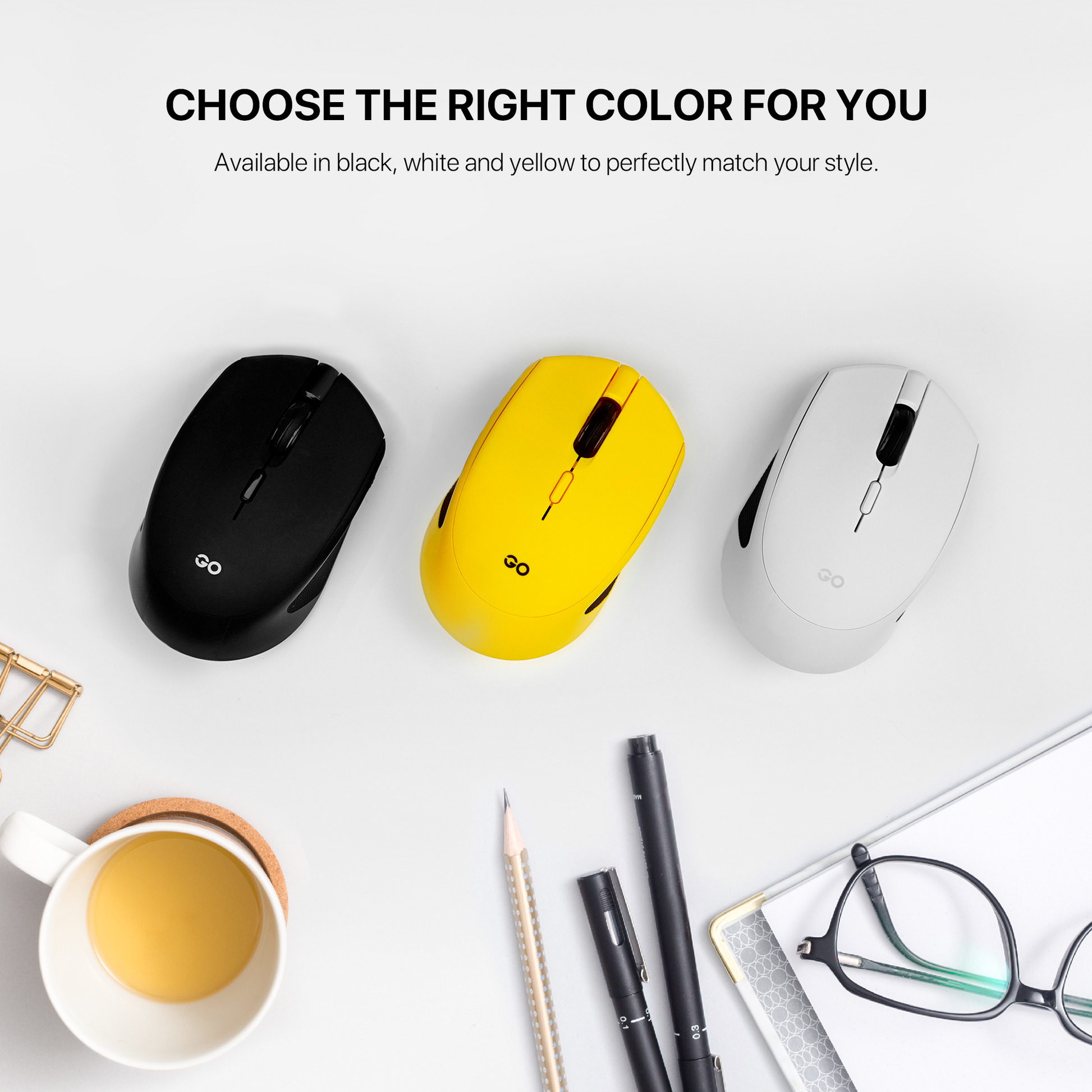 Fantech Wireless 2.4ghz + Bluetooth 5 Mouse Office Silent Click Kantor W190D Dual Mode free baterai