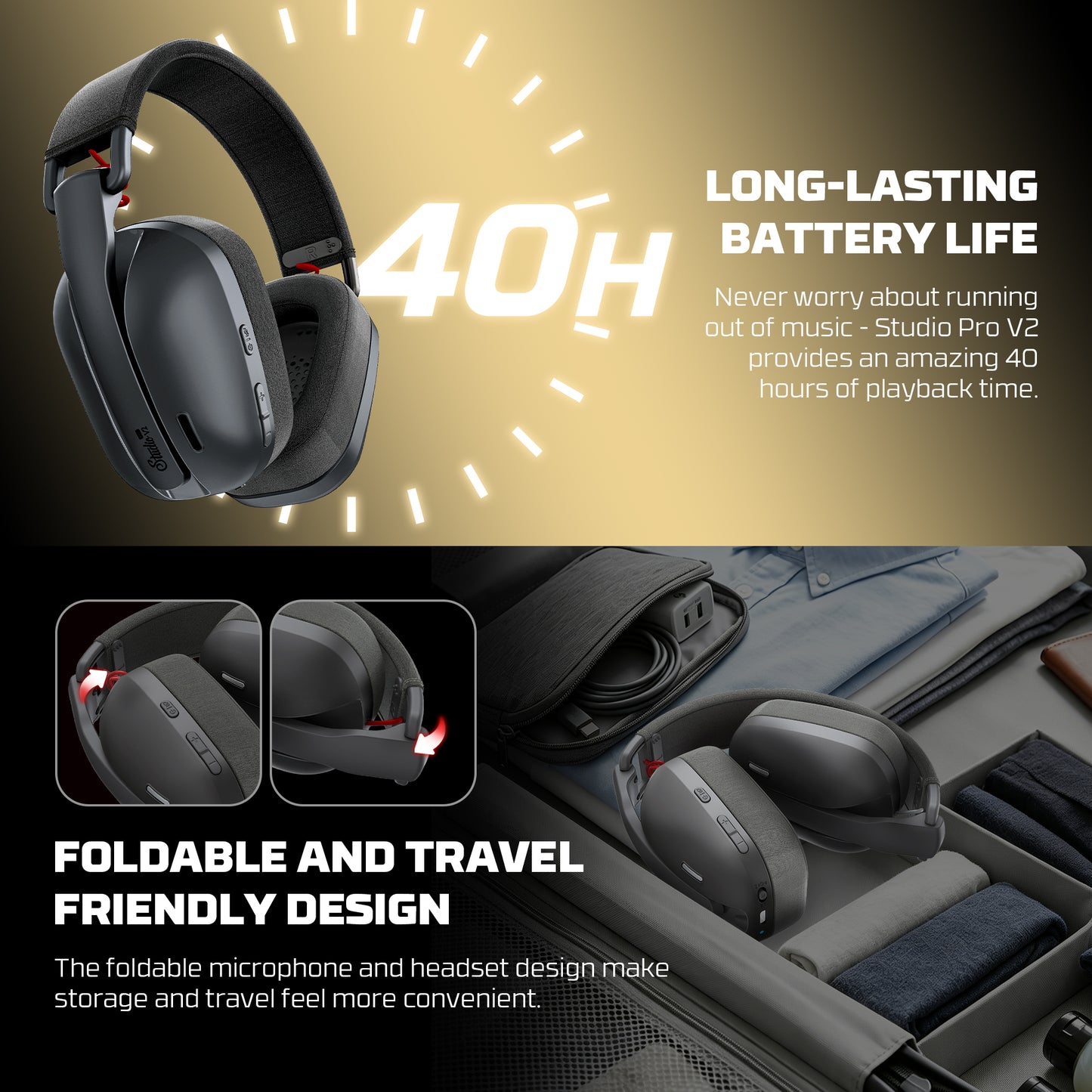 FANTECH STUDIO PRO WHG03PV2 WIRELESS HEADSET