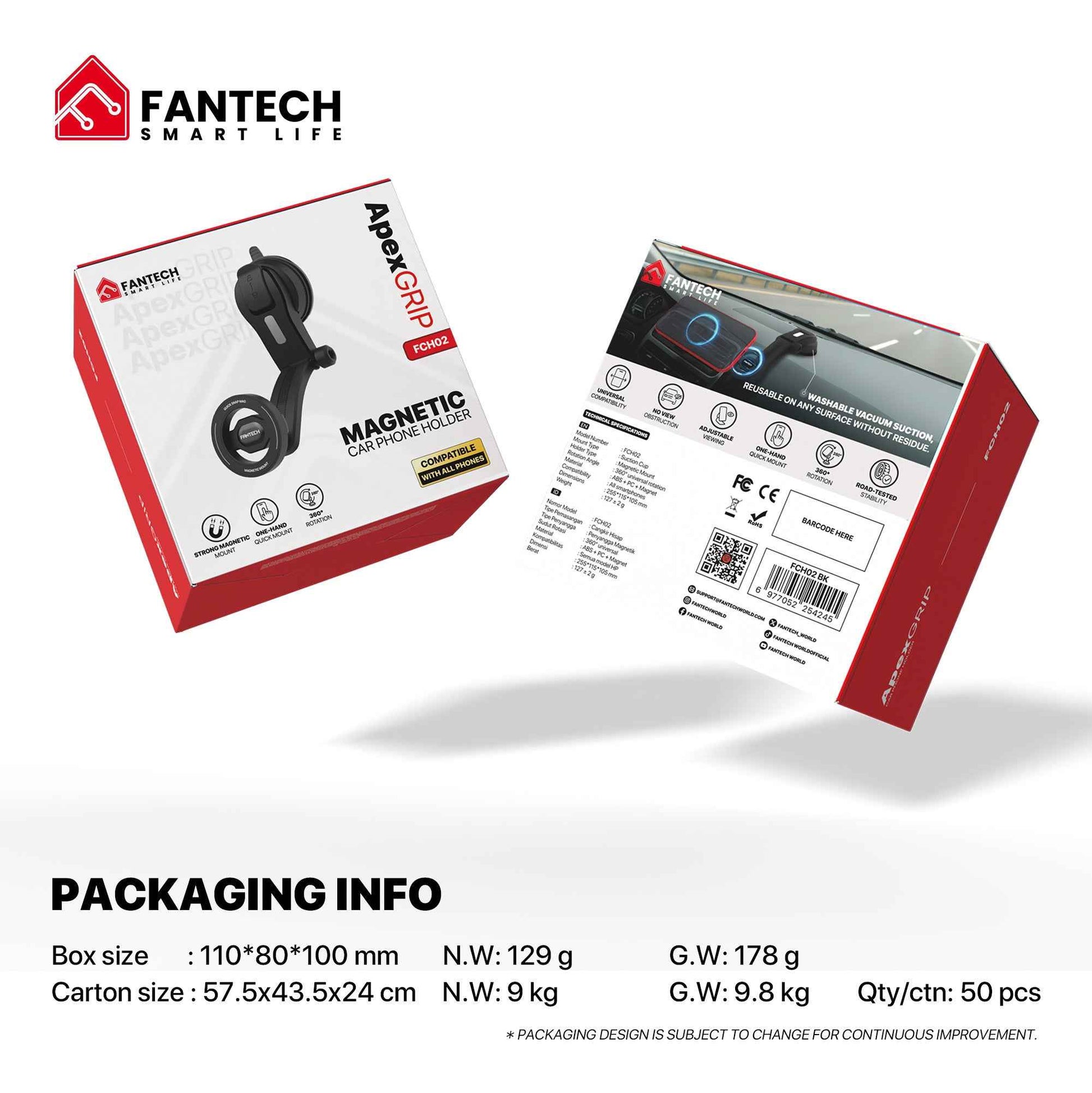 Fantech Magnetic Car Phone Holder FCH02