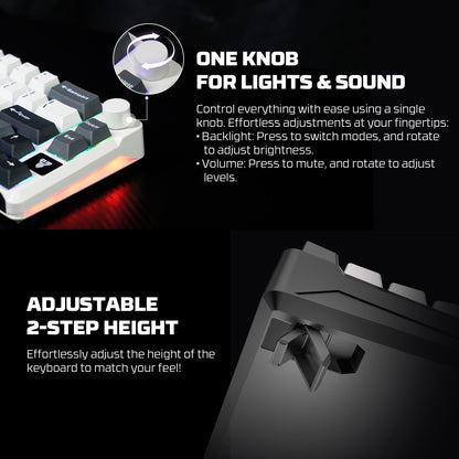 ATOM PRO66 MK919 Keyboard Gaming Terbaik