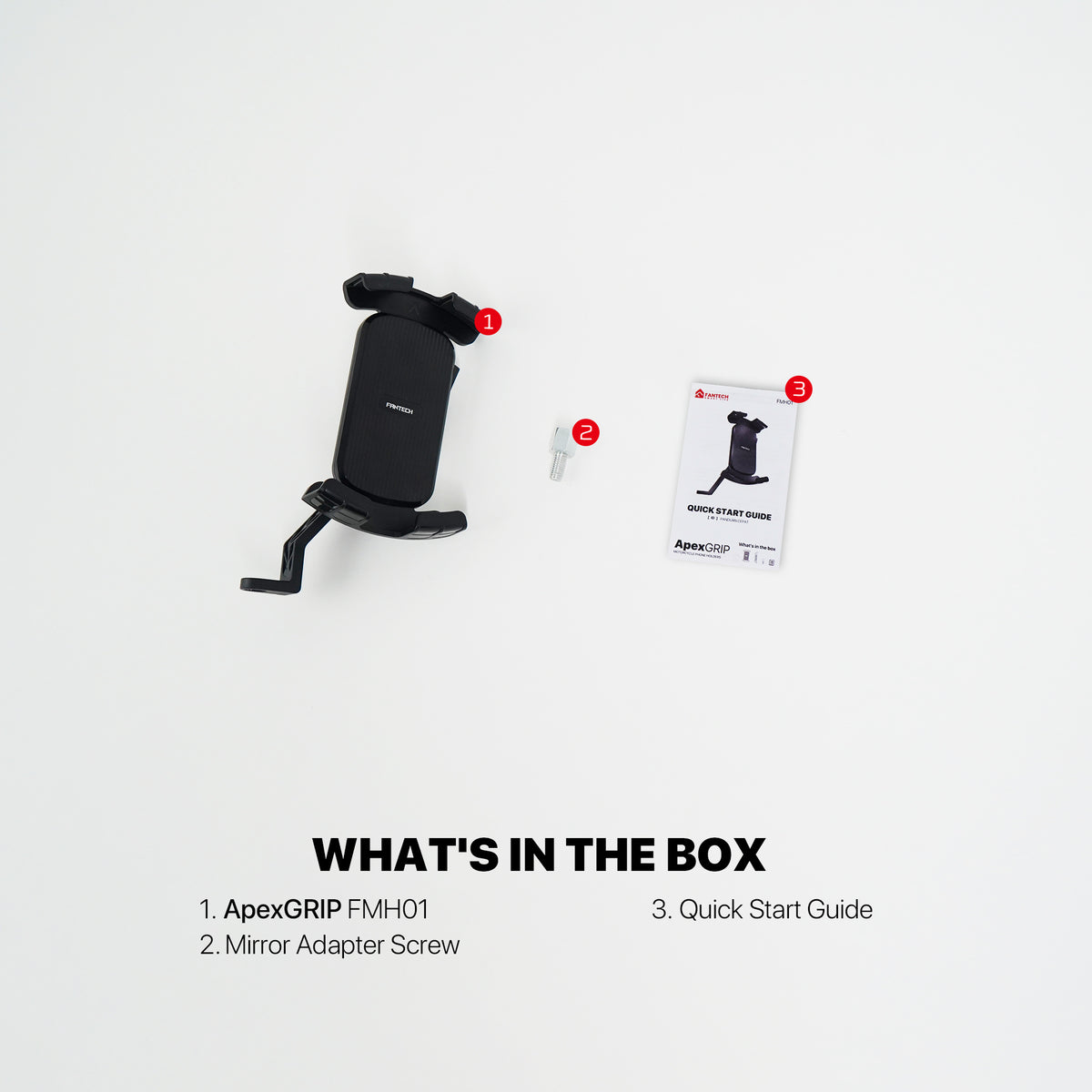Apex Grip FMH01 Motorcycle Phone Holder