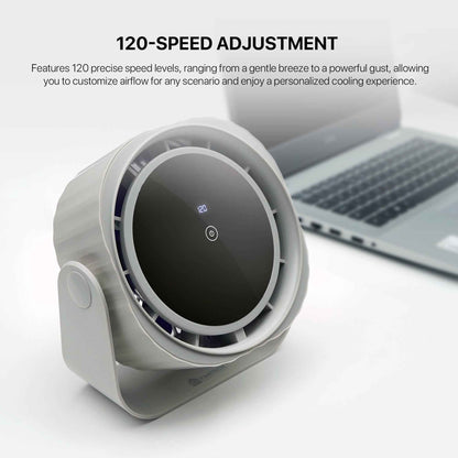 Fantech Kipas Portable Cooler PAC4 Multi Function with Touch Button LCD Display Brushless Motor 120 speed