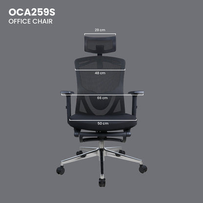 Fantech Kursi Kantor Kerja Jaring Premium Office Chair OCA259S