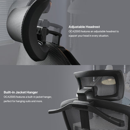 Fantech Kursi Kantor Kerja Jaring Premium Office Chair OCA259S