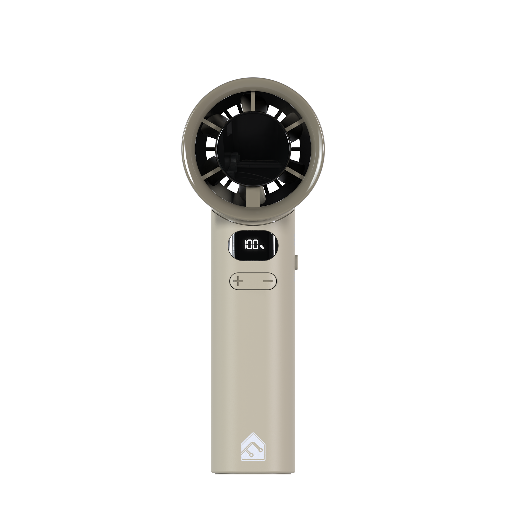 Fantech Life Portable Cooler PAC2 - Mini Handheld Fan, Powerful Airflow, 120-Speed Adjustment, LCD Display