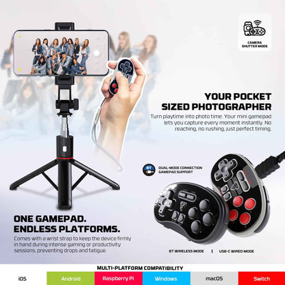 FANTECH POCKET SIZE MINI GAMEPAD WIRELESS EOS MINI WGP17