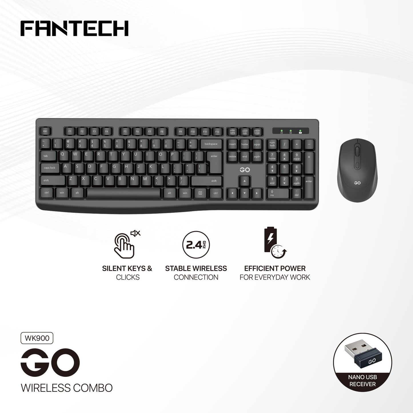 FANTECH GO WK900 OFFICE COMBO