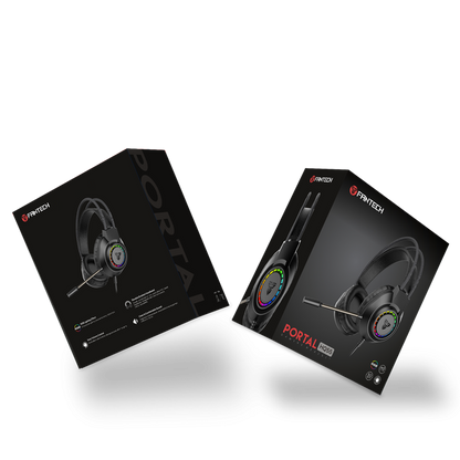 Fantech PORTAL HQ55 3.5mm Jack Headset Gaming RGB