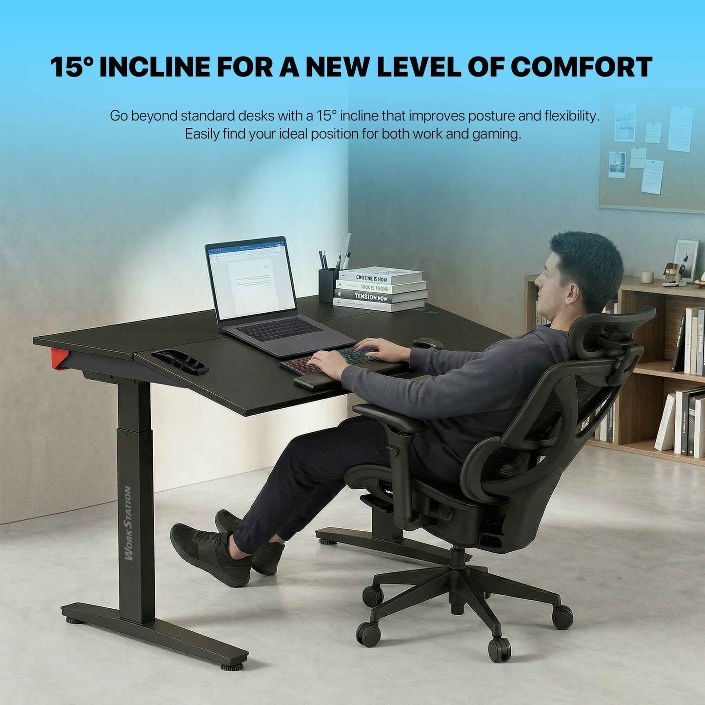 Meja Gaming & Kerja Adjustable Fantech ZURICH DW314