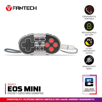 FANTECH POCKET SIZE MINI GAMEPAD WIRELESS EOS MINI WGP17