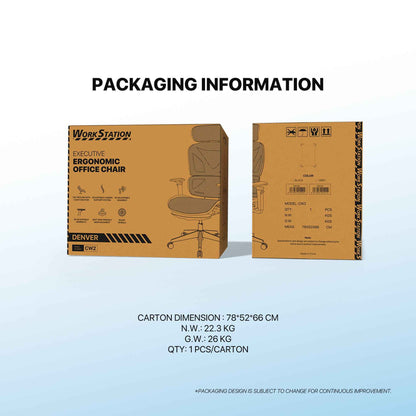 FANTECH OFFICE CHAIR CW2 KURSI KANTOR ERGONOMIS KURSI KERJA DENGAN LUMBAR SUPPORT