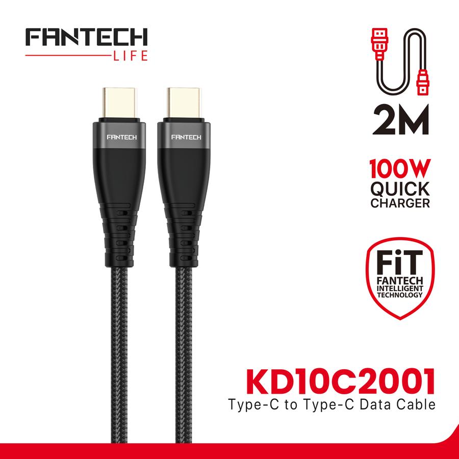Fantech Kabel Data Fast Charging Type C to Type C PD 100W - KD10C2001 - Fantech Indonesia