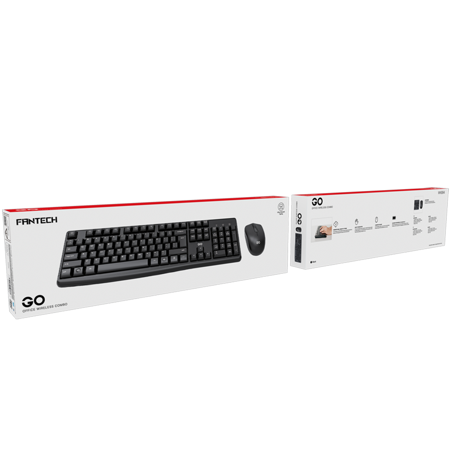 Keyboard Mouse Wireless 2 in 1 FANTECH GO SERIES WK894 Portable - Fantech Indonesia