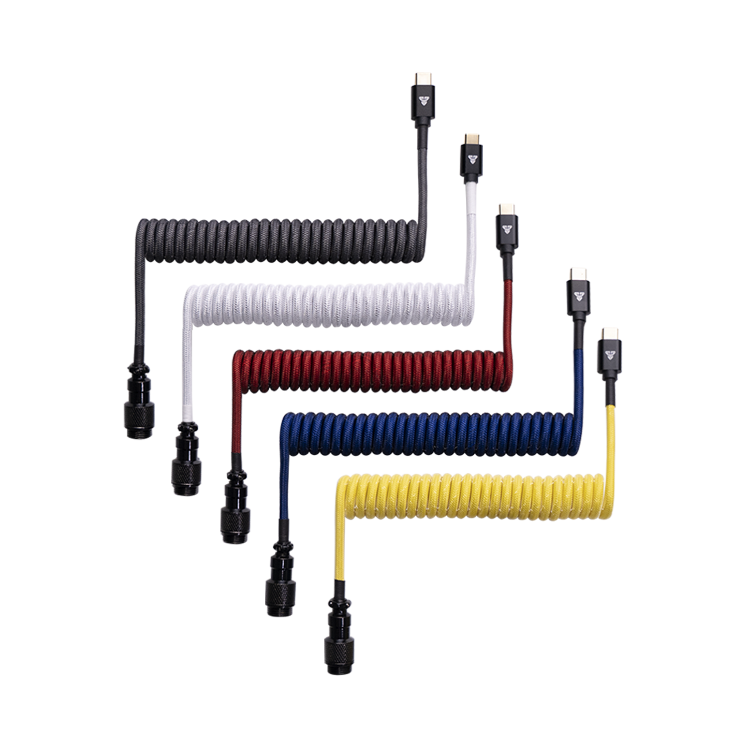 Fantech Coiled Cable Type C Aviator AC701 Kabel Keyboard Mechanical