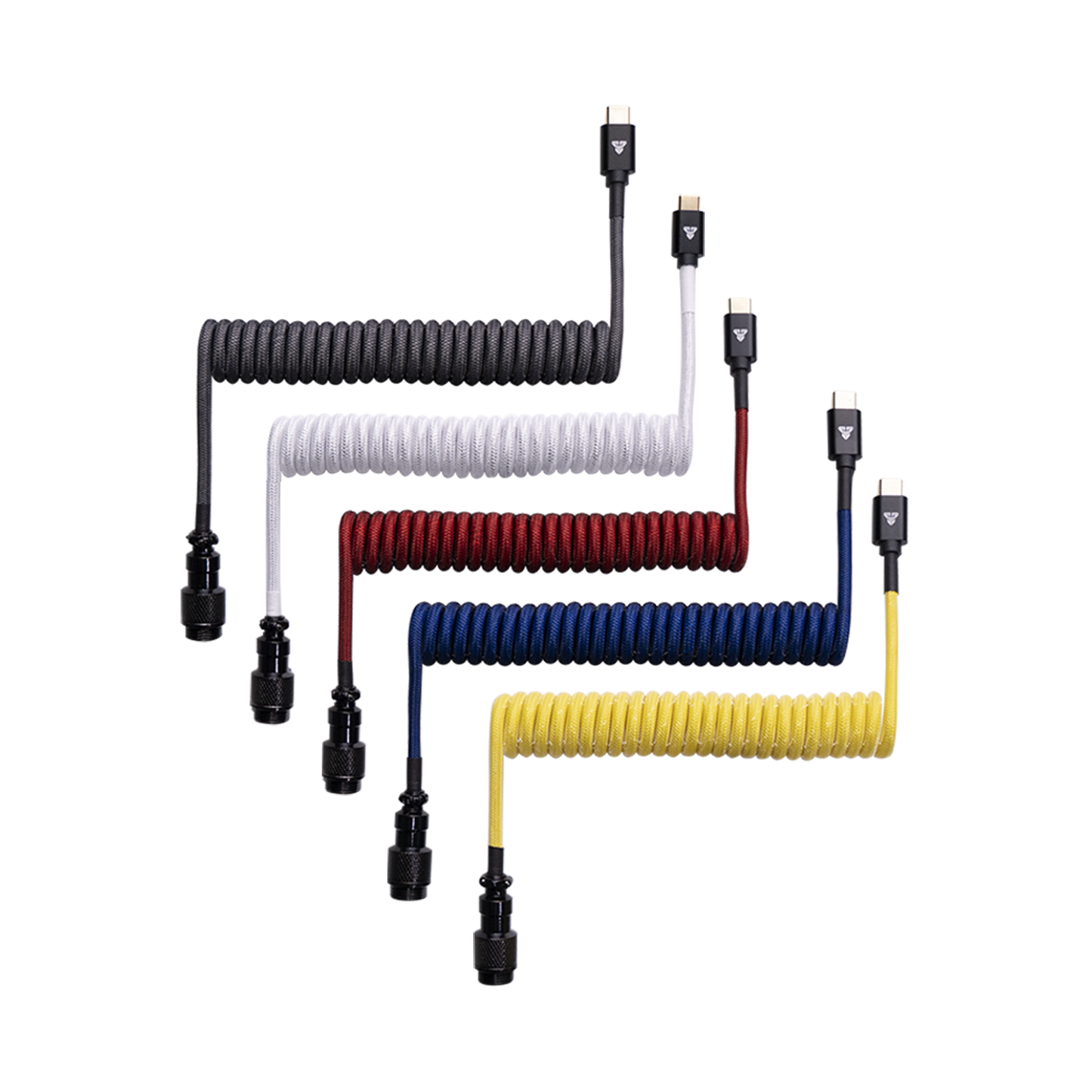 Fantech Coiled Cable Type C Aviator AC701 Kabel Keyboard Mechanical