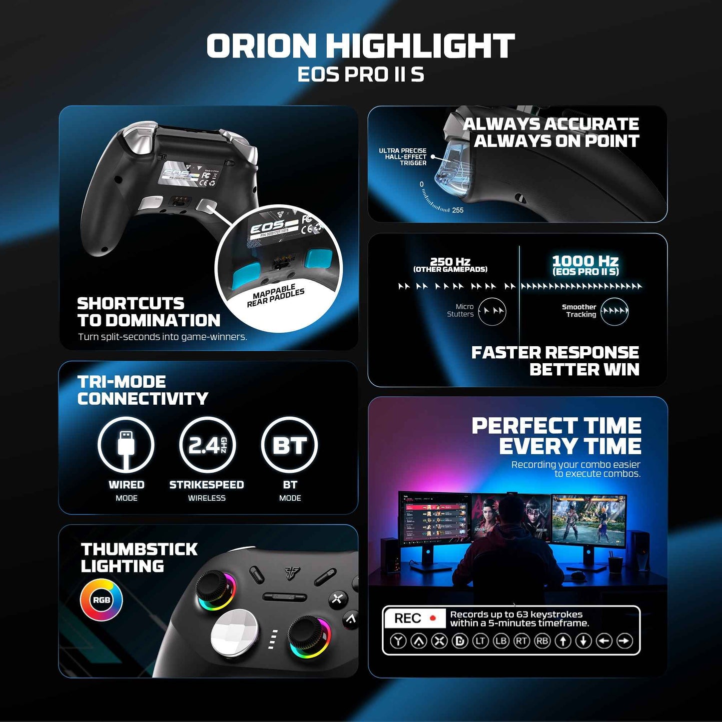 WGP15V2S Orion Bluetooth Gamepad