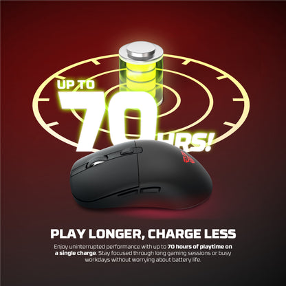 Fantech KANATA Wireless WG9RD Mouse Gaming Macro Huano Switch 12000 DPI
