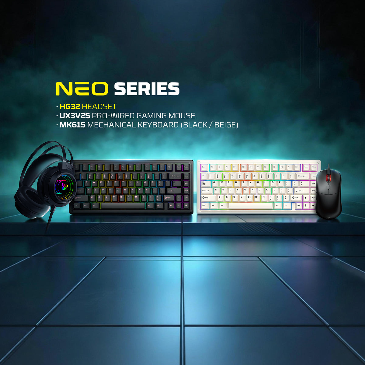FANTECH LOOP 7.1 NEO HG32 GAMING HEADSET BLACK