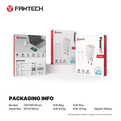 Fantech PowerKIT PK181AC Travel Charger Combo