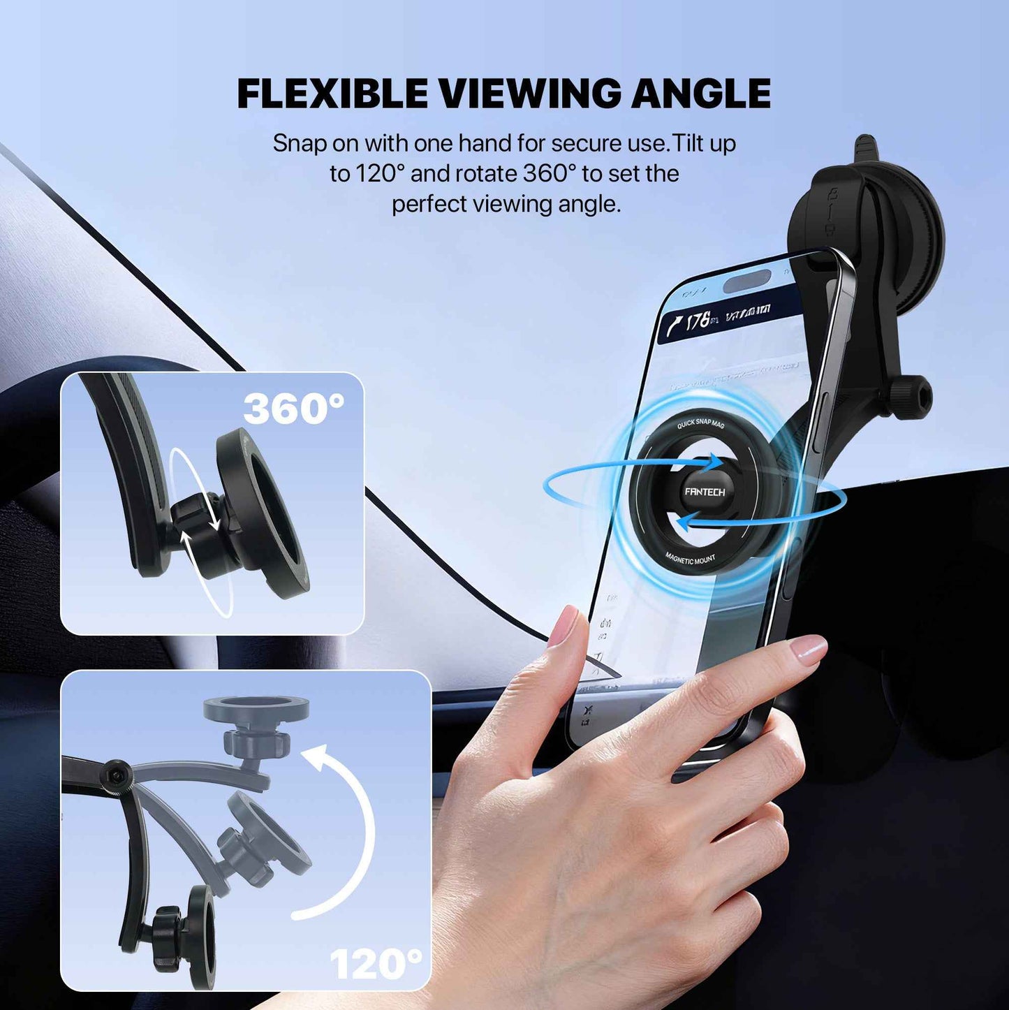 Fantech Magnetic Car Phone Holder FCH02