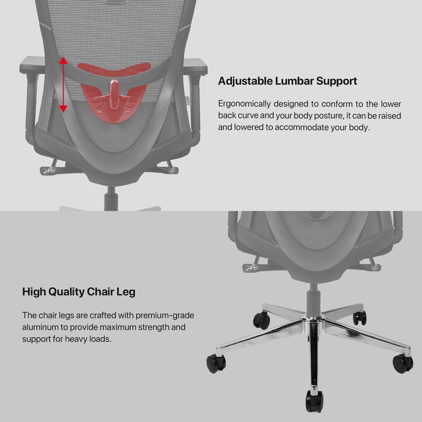 Fantech Kursi Kantor Kerja Jaring Premium Office Chair OCA259 PRO