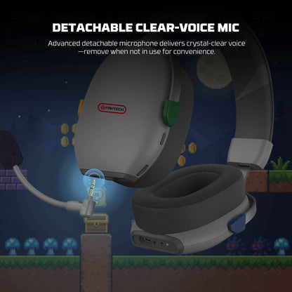 Fantech SUPER MAXFIT WHG06 Quad Connections Wireless 2.4ghz Bluetooth Multi Platform Headset Headphone