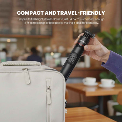 Fantech SS175 Selfie Stick Live Tripod Bluetooth Selfie 1.75m Stainless Steel Fill Light Rotatable 360° For Phones SS175