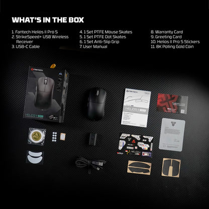 Mouse Gaming HELIOS II PRO S 8K 8K