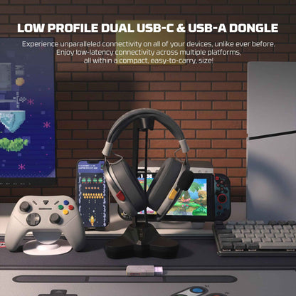 Fantech SUPER MAXFIT WHG06 Quad Connections Wireless 2.4ghz Bluetooth Multi Platform Headset Headphone