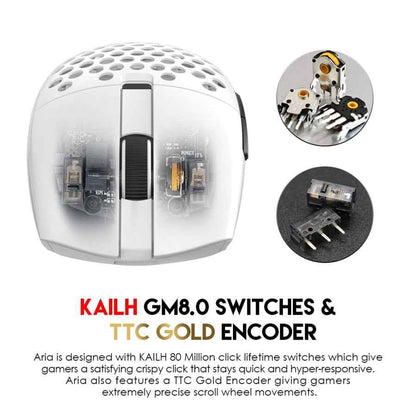 Fantech ARIA XD7 Wireless Bluetooth Mouse Gaming Rechargeable