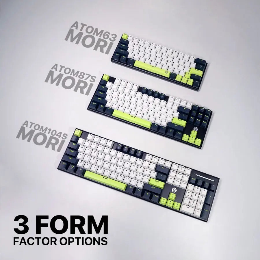 ATOM MORI SERIES Keyboard Mechanical Gaming ATOM 63 Layout 60% Hotswappable 3 Pin-Technical Spesification