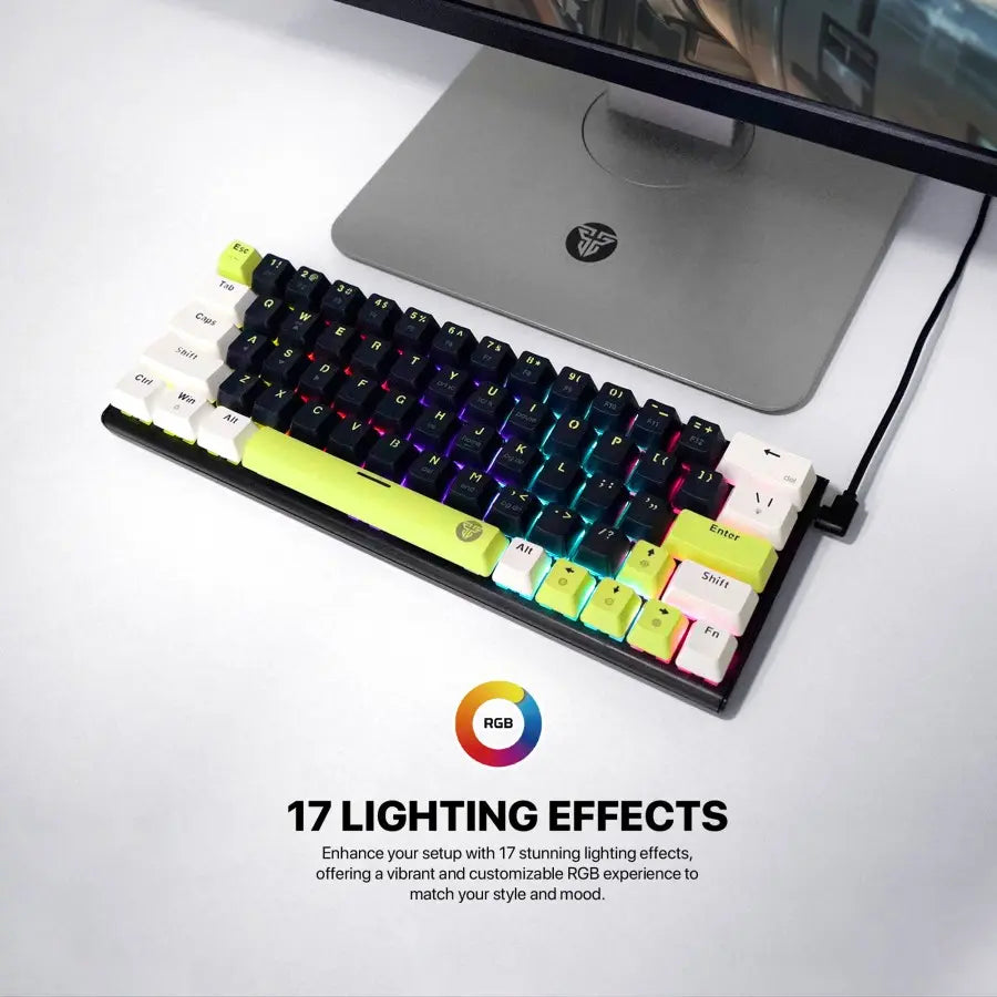 ATOM MORI SERIES Keyboard Mechanical Gaming ATOM 63 Layout 60% Hotswappable 3 Pin-Technical Spesification