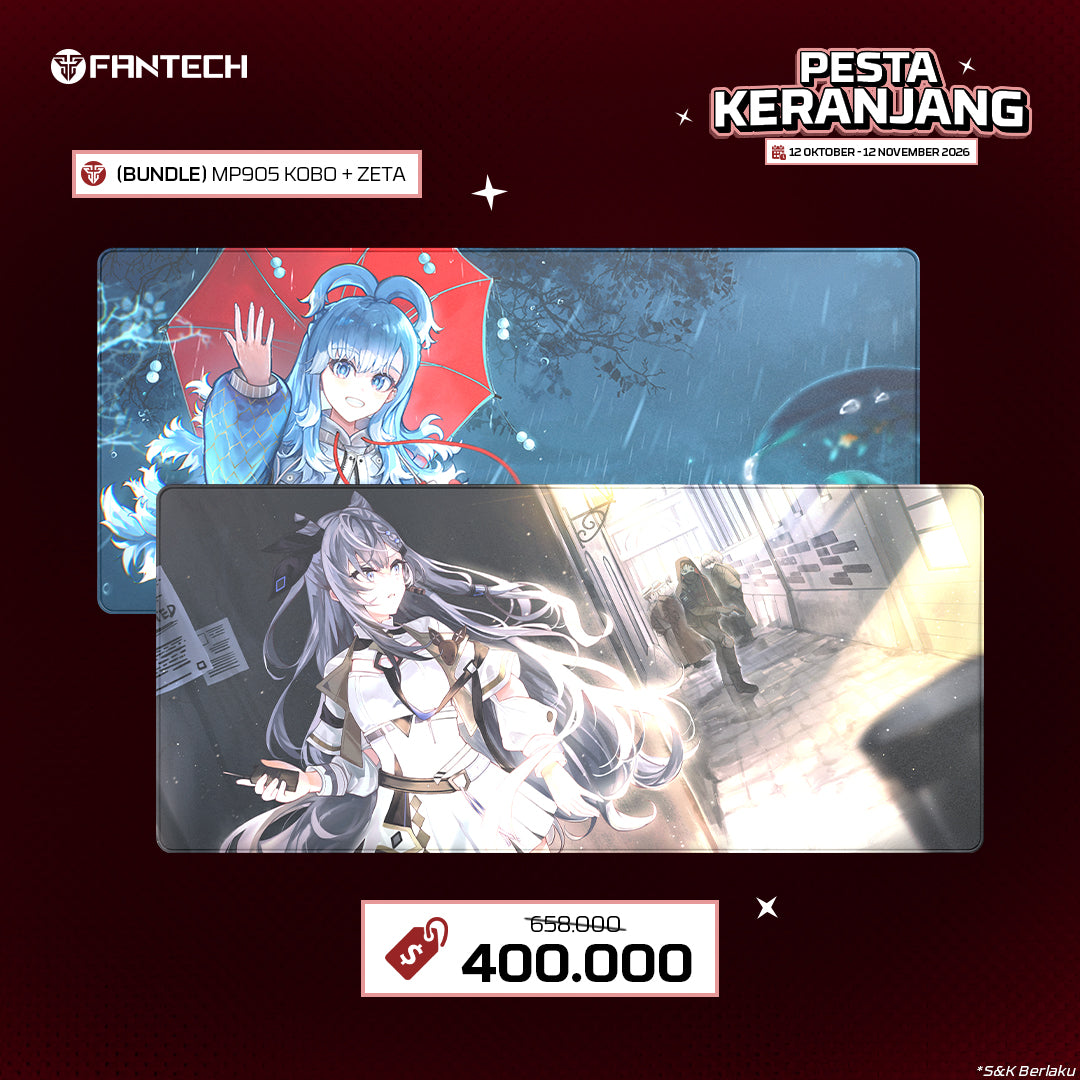 Bundle Fantech x Kobo Kanaeru + Vestia Zeta Hololive Exclusive Limited Edition Deskmat MP905