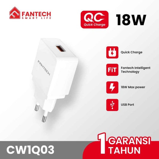 FANTECH Smart Life Charger 18W Fast Charging Quick Charge 3.0A CW1-Q03