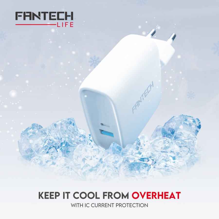 FANTECH Smart Life Charger 38W USB Type C QC 3.0 Iphone 12 - CW2-Q02