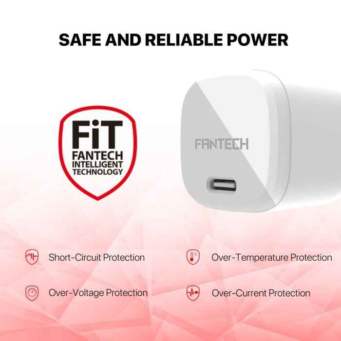 FANTECH Smart Life Charger 25W Kepala Charger Fast Charging 3.0 - CWD102