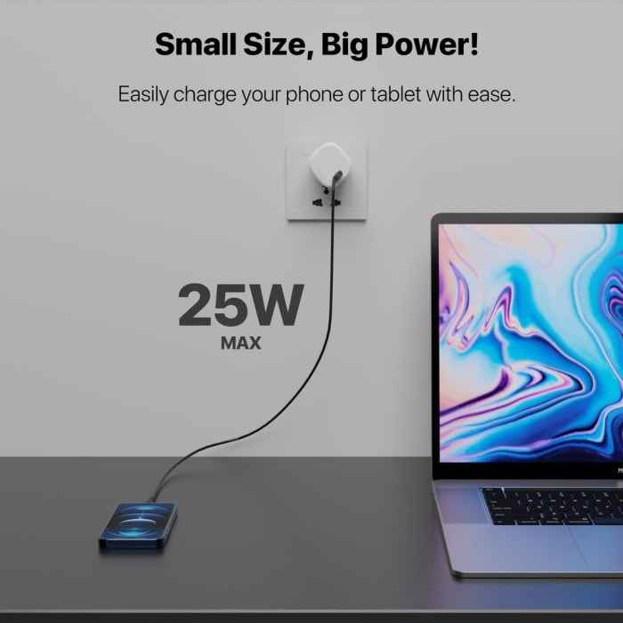 FANTECH Smart Life Charger 25W Kepala Charger Fast Charging 3.0 - CWD102