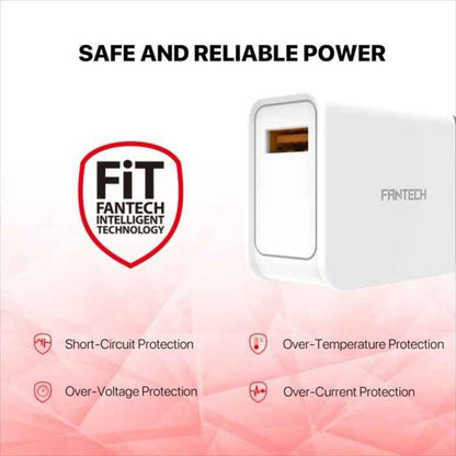 FANTECH Smart Life Charger Kepala Charger 18W Fast Charging 3.0 - CWQ103
