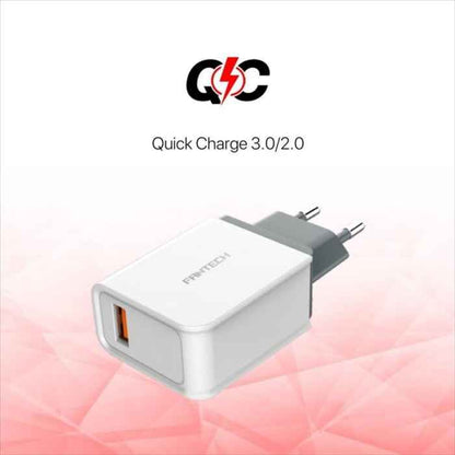 FANTECH Smart Life Charger Kepala Charger 18W Fast Charging 3.0 - CWQ103