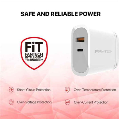 FANTECH Smart Life Charger 38W Fast Charging 3.0 Power PURE CWQ-202