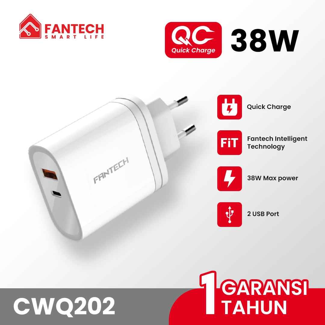 FANTECH Smart Life Charger 38W Fast Charging 3.0 Power PURE CWQ-202