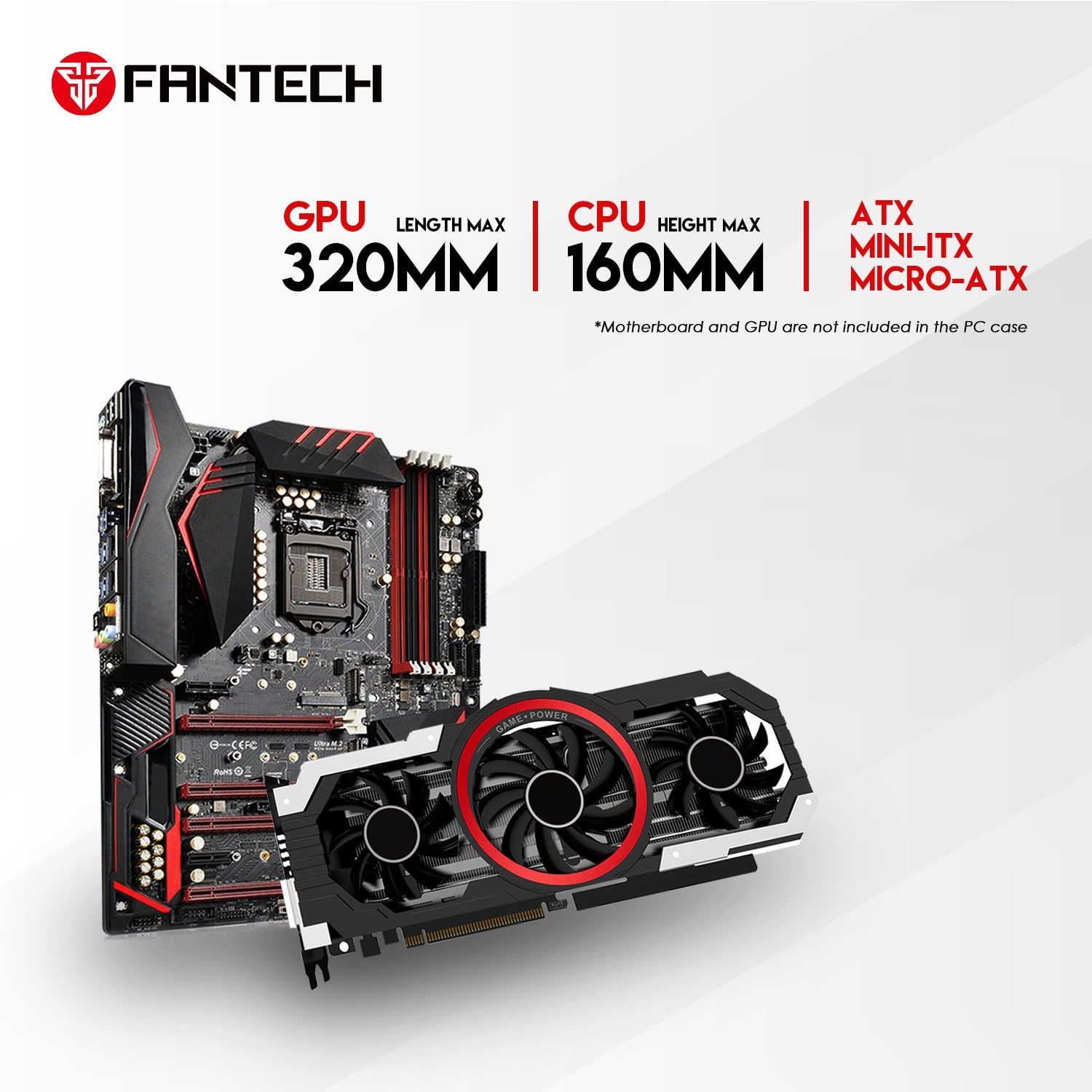 Casing PC Airflow AERO CG77 Tempered Glass - Fantech Indonesia