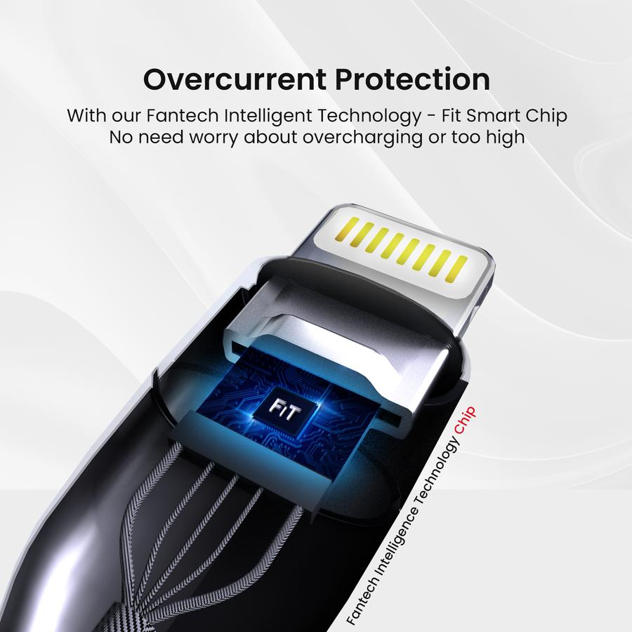 FANTECH Kabel Iphone USB to Lighting Fast Charging 2.4A - KLB2001 - Kabel Lighting 2M - Fantech Indonesia