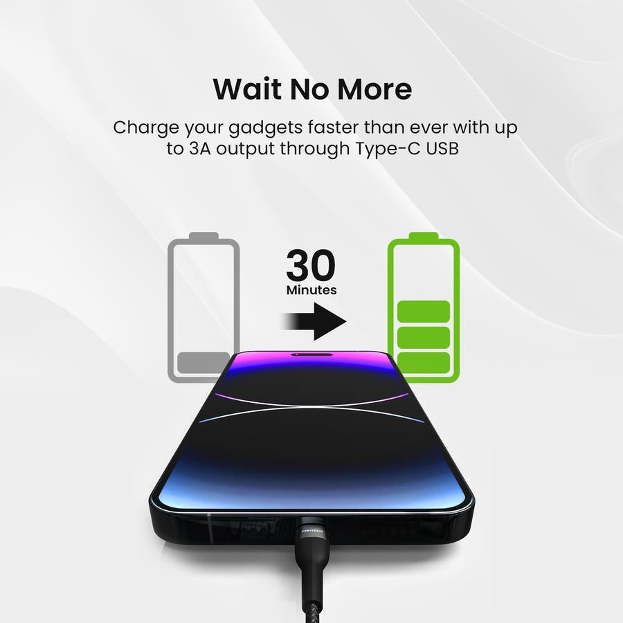 FANTECH Kabel Iphone USB to Lighting Fast Charging 2.4A - KLB2001 - Kabel Lighting 2M - Fantech Indonesia