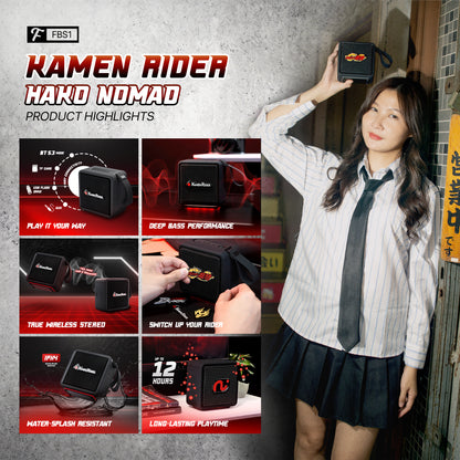 Bundling FANTECH x Kamen Rider 4 Item – MAXFIT AIR99, HAKO NOMAD, Deskmat(Ryuki) & Laptop Sleeve
