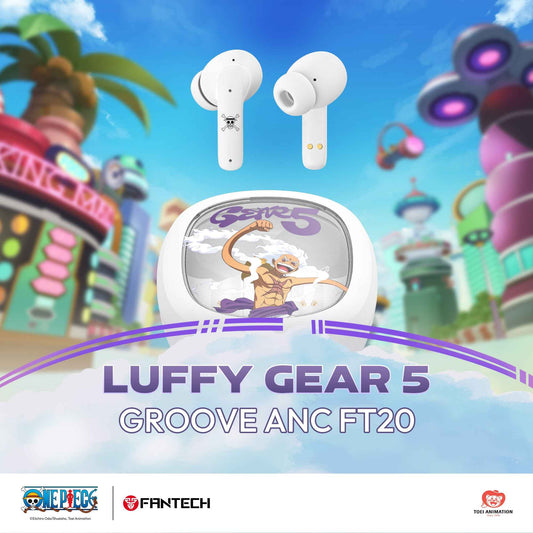 FANTECH x ONEPIECE EXCLUSIVE COLLABORATION TWS GROOVE ANC FT20 Limited Edition Gear5